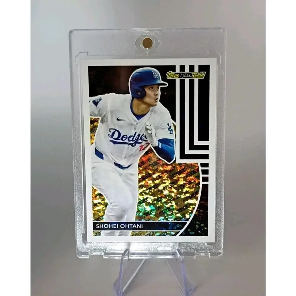 Shohei Ohtani #BG-1 Topps Black Gold REFRACTOR 2024 Topps Update Series - Picture 5 of 8